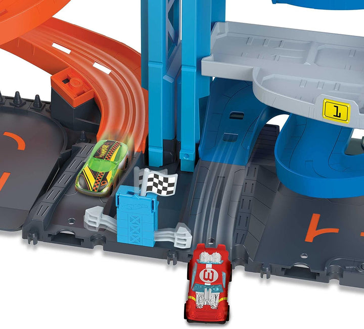 Hot Wheels City Transforming Race Tower Set