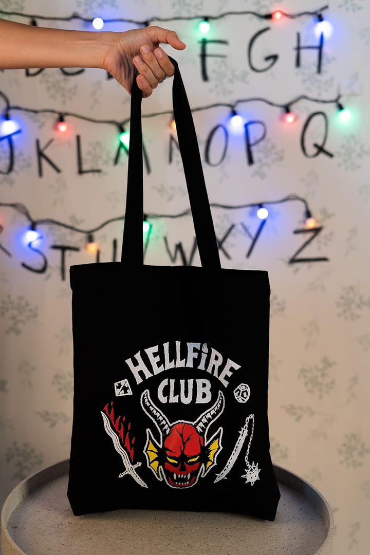 Grupo Erik Stranger Things Hellfire Club Cotton Tote Bag - Cotton Shopping Bag