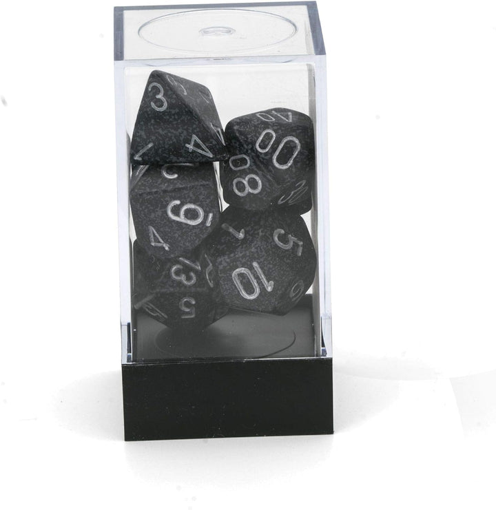 Chessex CHX25420 Dice-Opaque Dark Grey/Copper Set