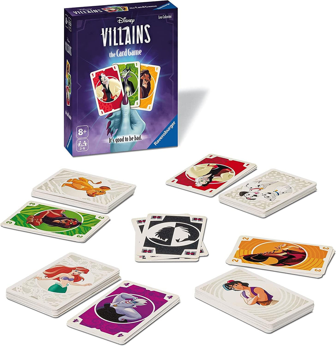 Ravensburger Disney Villains Card Games for Kids Age 3 Years Up