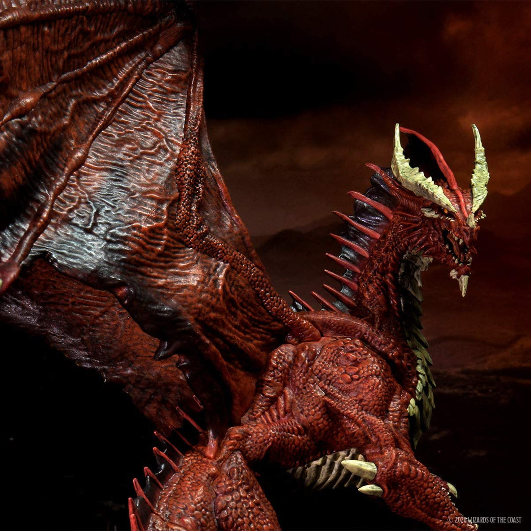 Wiz Kids | D&amp;D Icons of the Realms: Red Dragon Premium-Figur für Erwachsene | Miniaturspiel