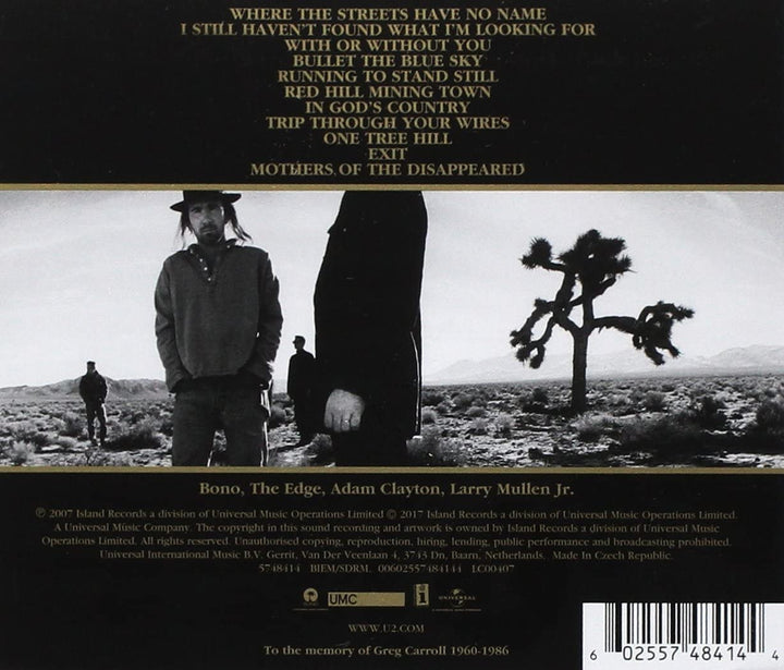 U2 – The Joshua Tree – [Audio-CD]