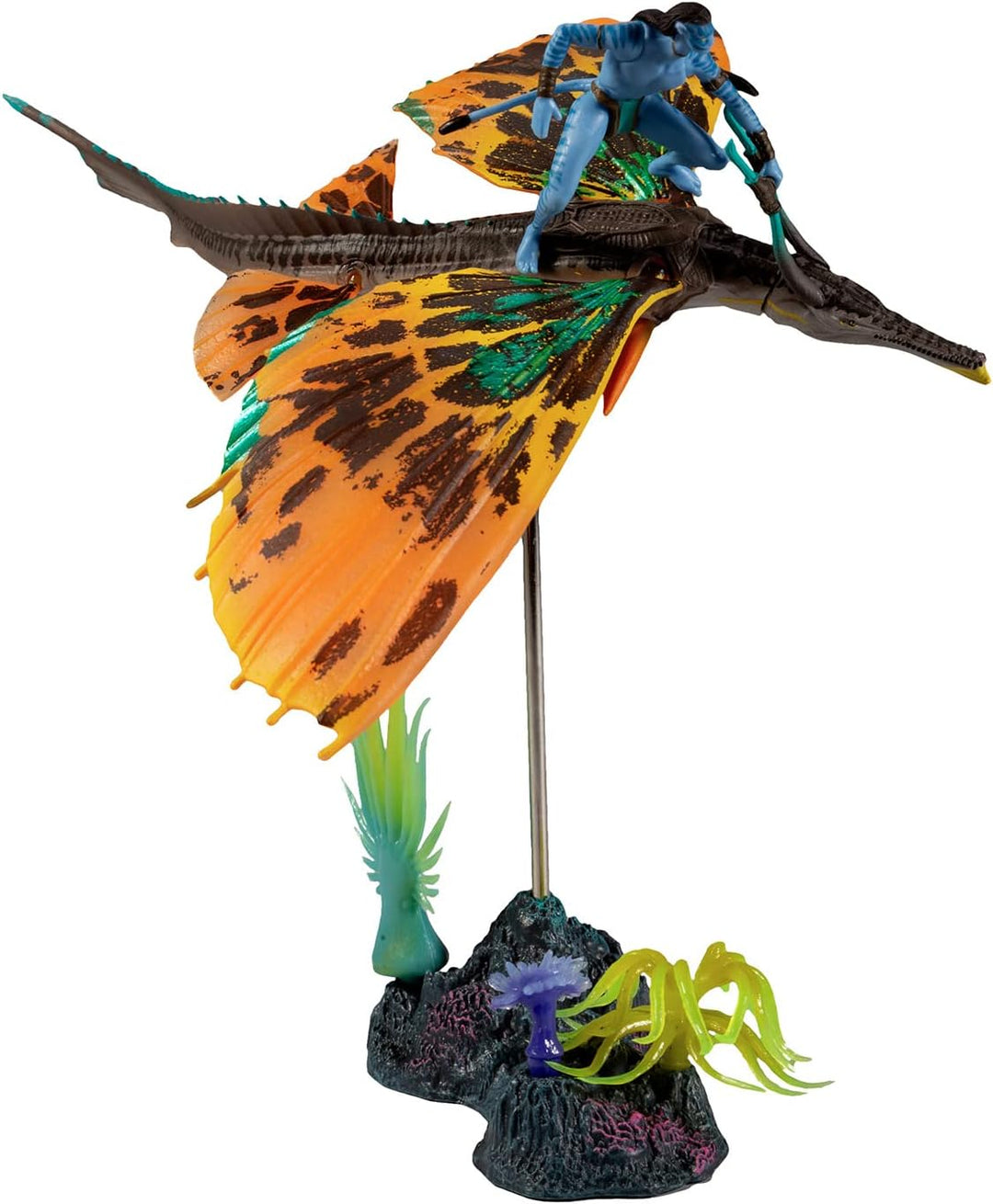 Avatar: The Way Of Water: World Of Pandora Deluxe Action Figure: Jake Sully & Skimwing