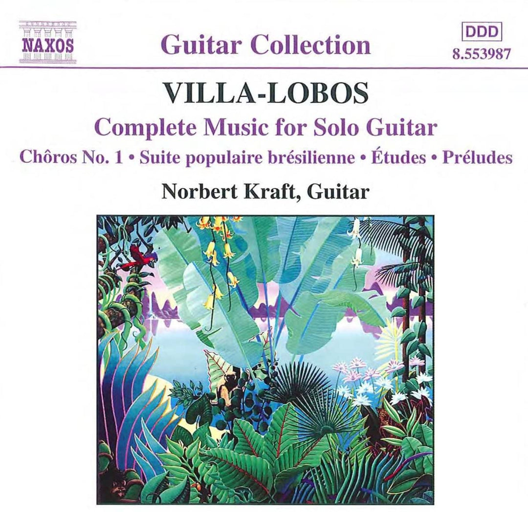 The Complete Music for Solo Guitar - Villa-Lobos, Heitor [Audio CD]