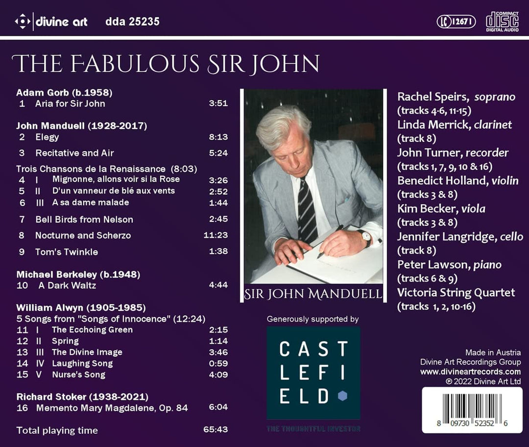 Der fabelhafte Sir John [Rachel Speirs; Linda Merrick; John Turner; Benedict Holland [Audio-CD]