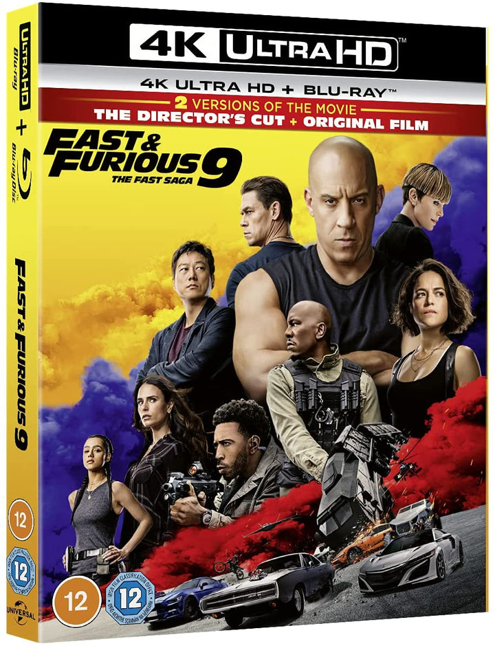 Fast &amp; Furious 9 [4K Ultra HD] [2021] [Region Free] – Action/Drama [Blu-ray]