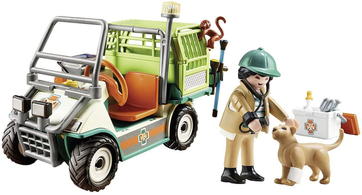 Playmobil 70346 Famiglia divertimento Zoo veterinario con carrello medico