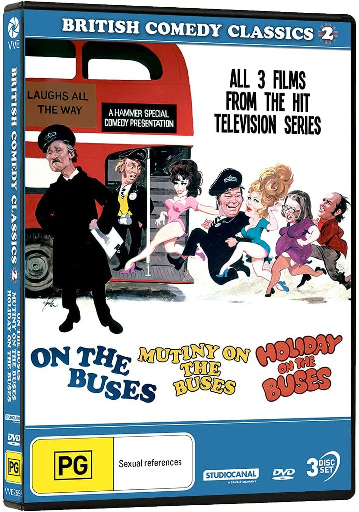 British Comedy Classics 2 – On the Buses / Mutiny on the Buses / Holiday on the [DVD]