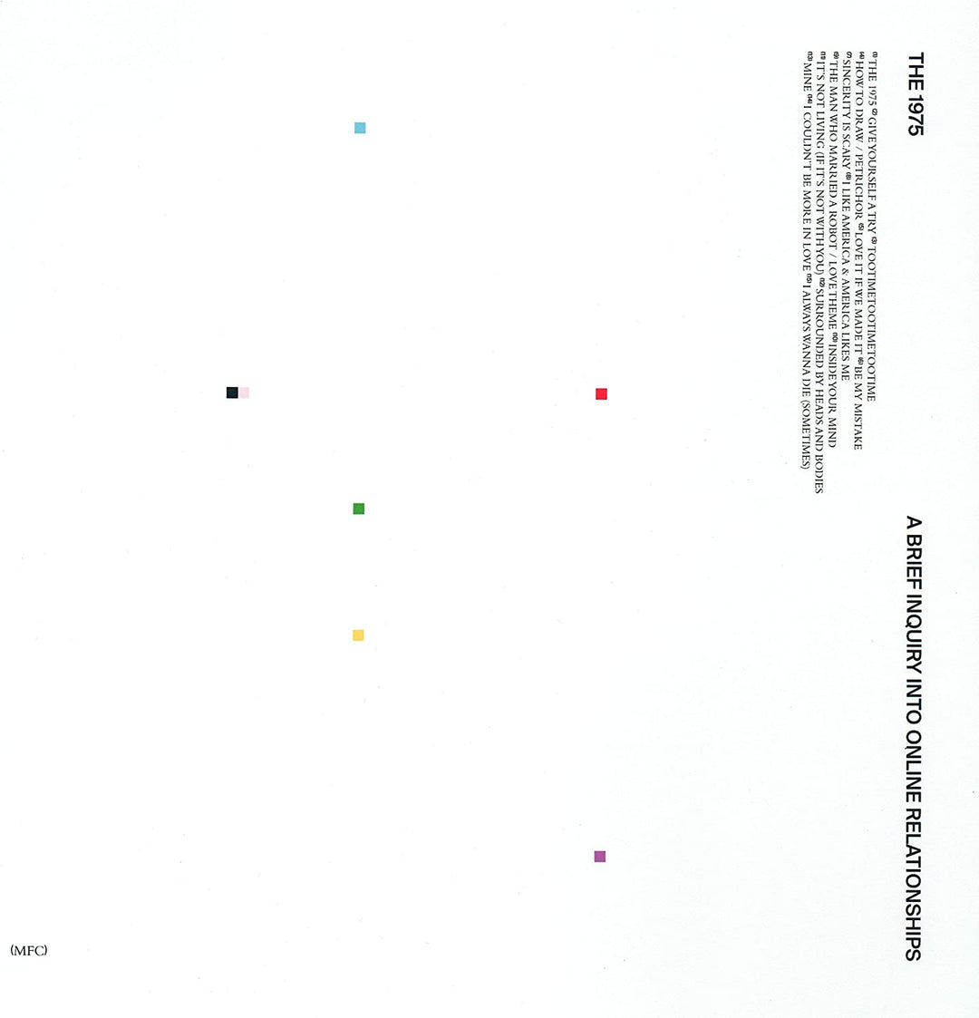 The 1975 – Kurze Untersuchung zu Online-Beziehungen [VINYL] 