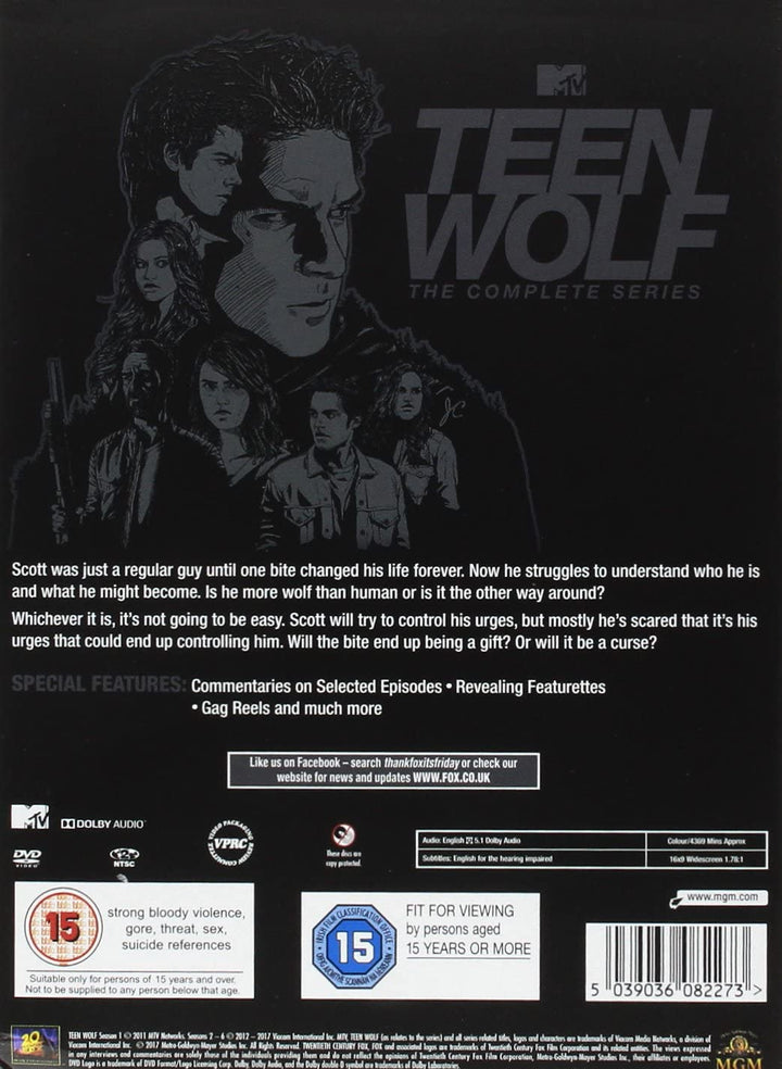 Teen Wolf: The Complete Season 1-6 - [DVD]