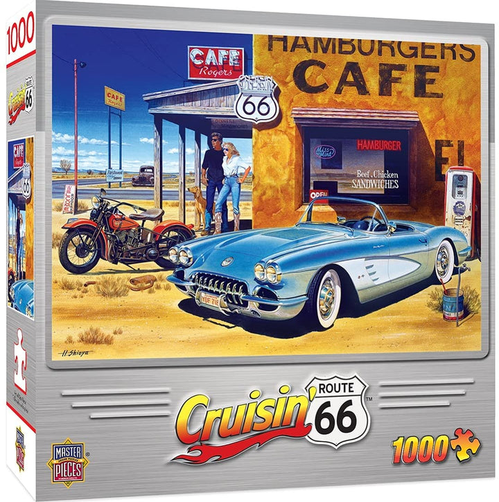 MasterPieces Route 66 Cafe Cruisin' Jigsaw Puzzle (1000-Piece)