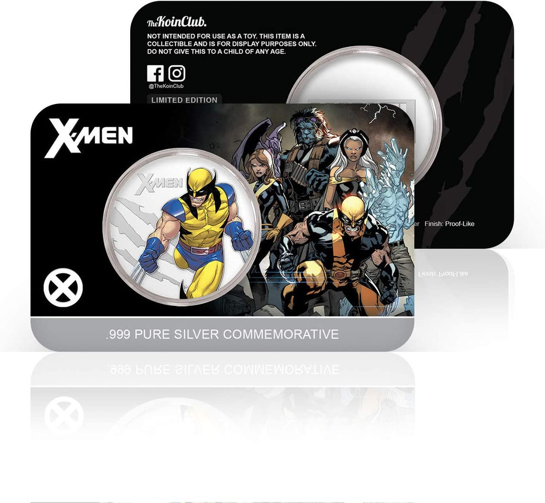 The Koin Club X-Men Marvel Geschenke für Männer Comics Pure Silver Collectable Limited