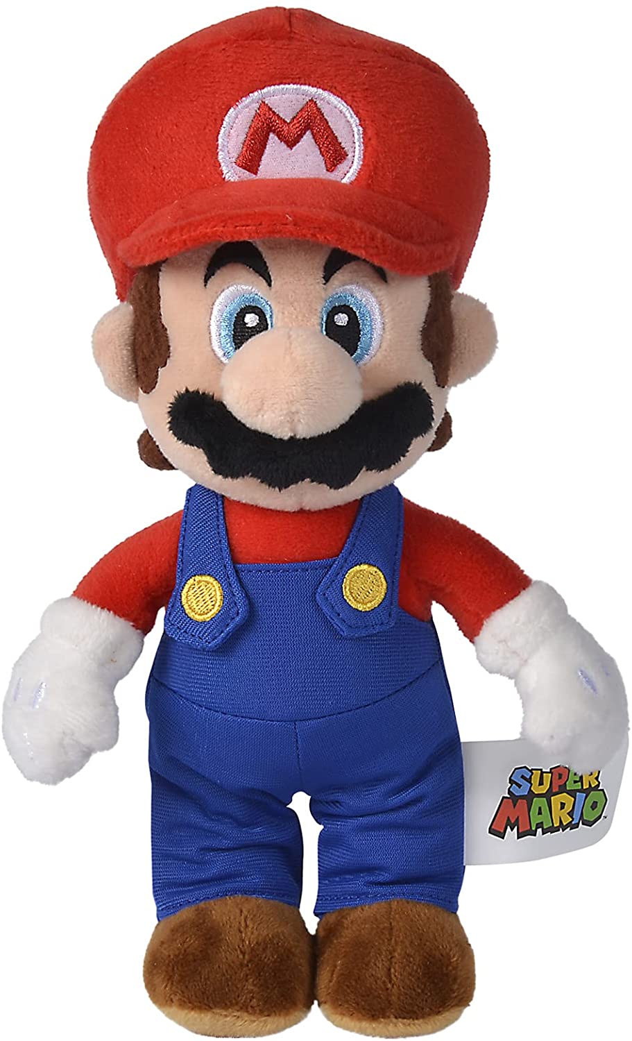 Simba Toys Mario Plüschtier, geeignet ab den ersten Lebensmonaten, 20 cm