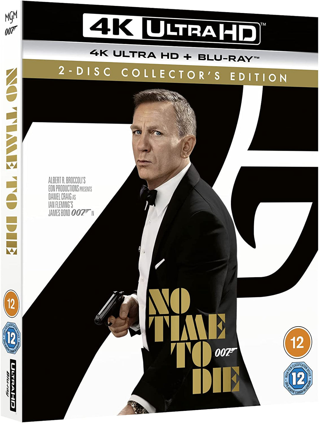 Keine Zeit zu sterben (James Bond) [4K Ultra HD] [2021] [Region Free] – Action/Abenteuer [Blu-ray]