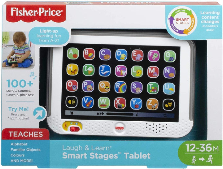 Fisher-Price Laugh &amp; Learn Smart Stages Tablet, frühes Entwicklungs- und Aktivitätsspielzeug