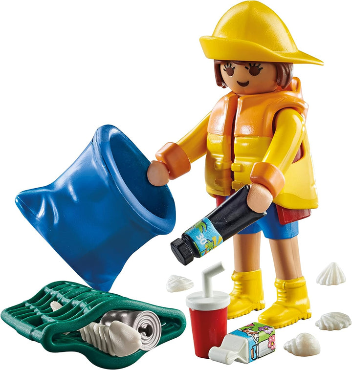 Playmobil BENEVOLE RAMASSAGE DE DECHETS