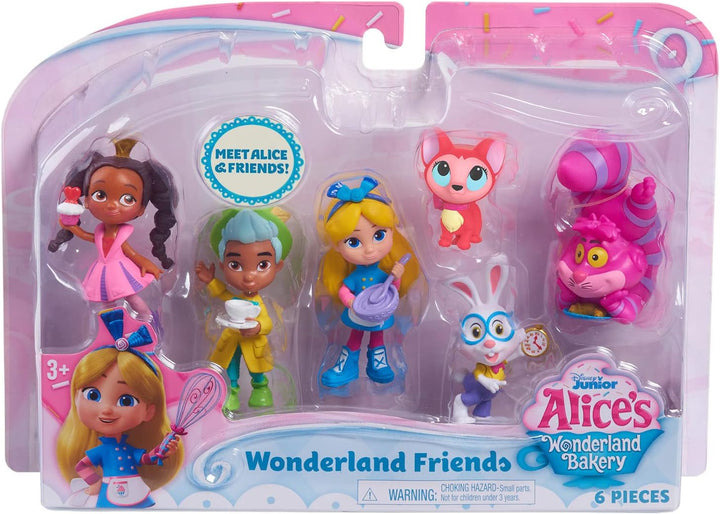 Just Play 98514 Disney Junior Alice's Bakery Wonderland Friends, mehrfarbig