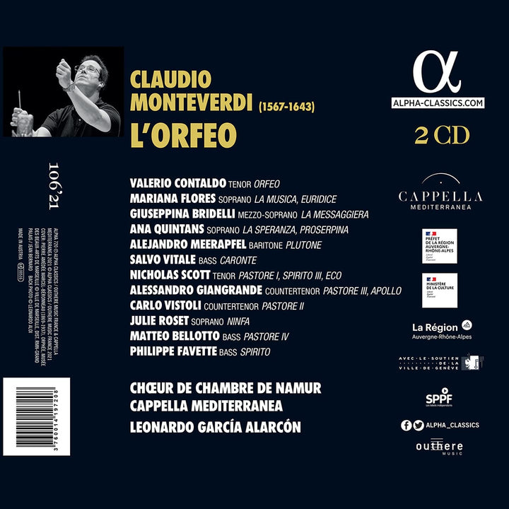 Monteverdi: L'Orfeo [Audio-CD]