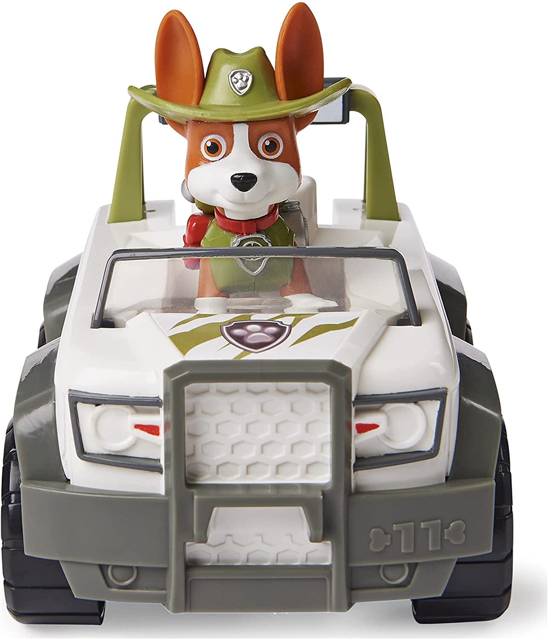 PAW Patrol Tracker's Jungle Cruiser-Fahrzeug mit Sammelfigur, für Kinder ab 3 Jahren