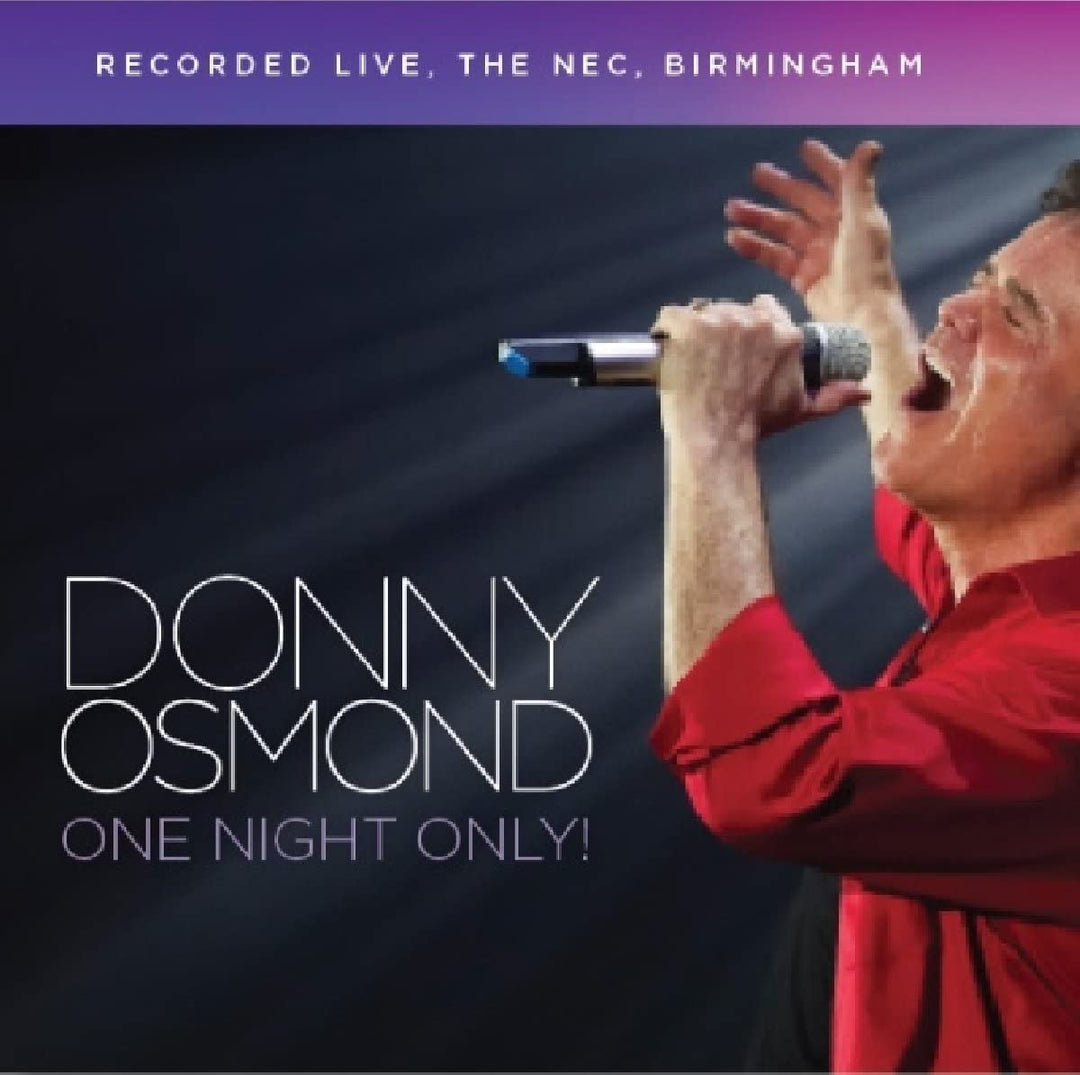 One Night Only – Donny Osmond [Audio-CD]