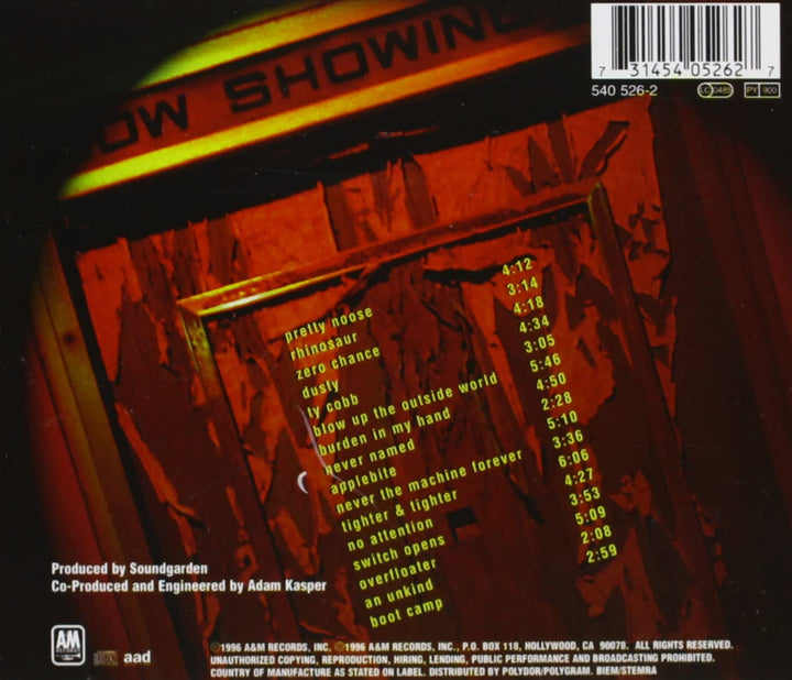 Down On The Upside – Soundgarden [Audio-CD]