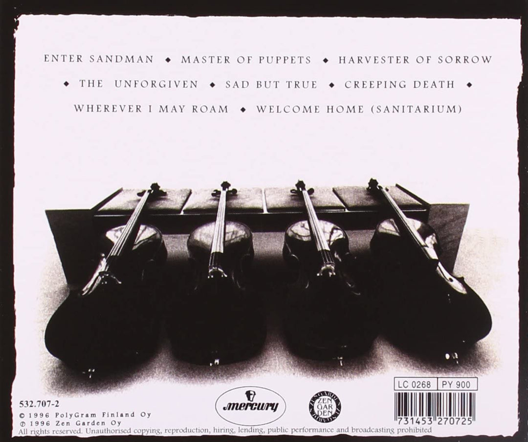 Spielt Metallica von vier Celli [Audio-CD]