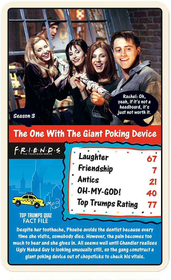 Friends Limited Edition Top Trumps Kartenspiel