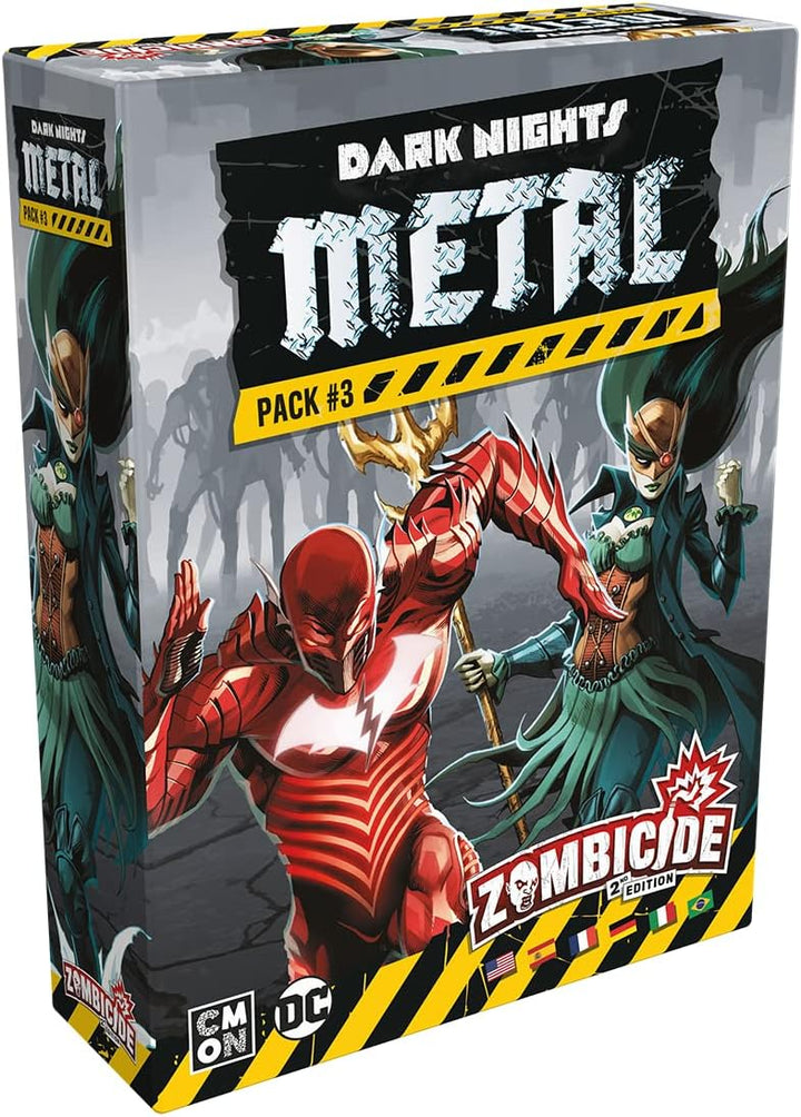 CMON Zombicide Dark Nights Metal Pack #3 | Set Justice League Miniaturen Comp