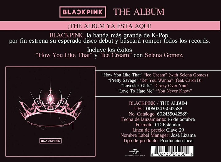 BLACKPINK – DAS ALBUM [Audio-CD]