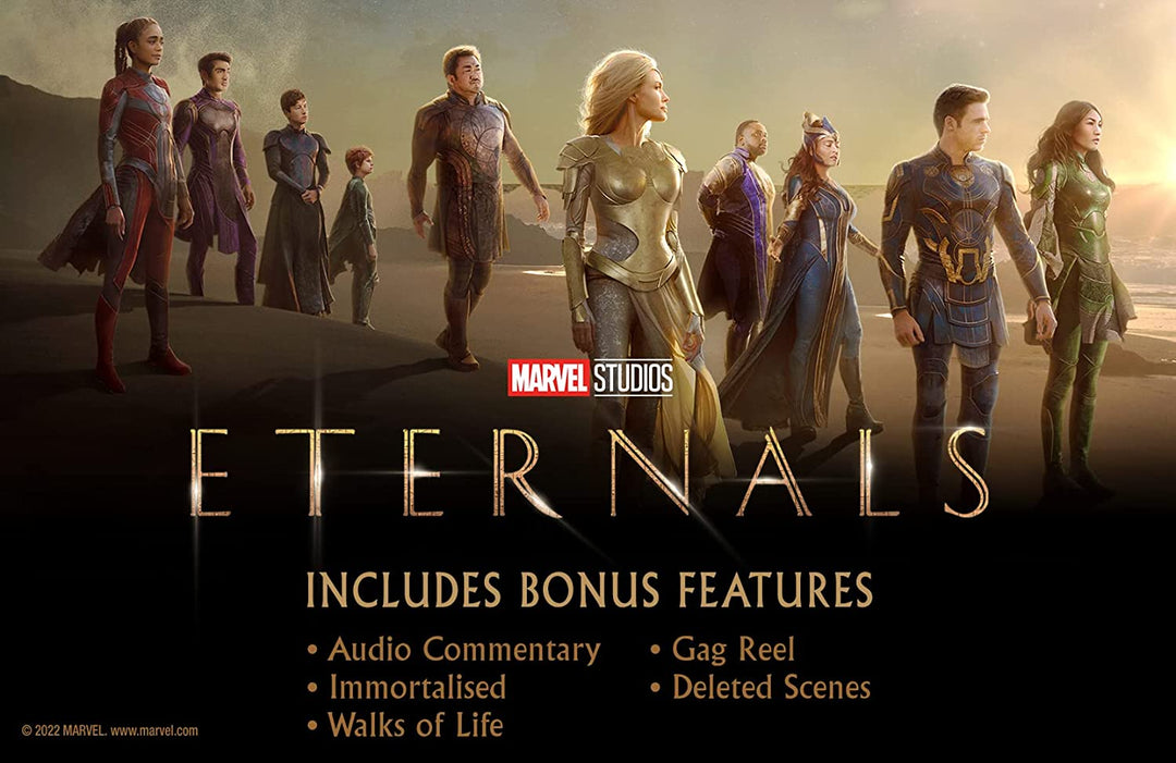 Marvel Studios Eternals 4K UHD [2021] [Region Free] – Abenteuer/Action [Blu-ray]