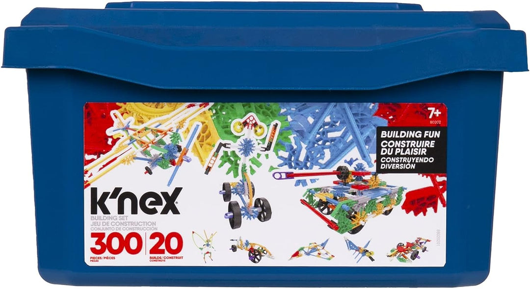 K'NEX 80202 Modellbau-Spaßwannen-Set, 3D-Lernspielzeug für Kinder, 300-teilig