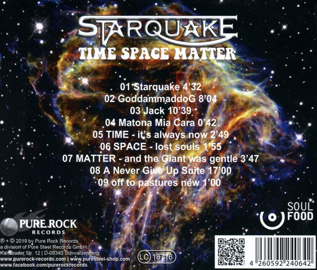 Starquake - Time Space Matter [Audio-CD]