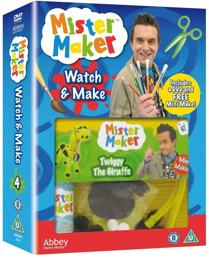 Mister Maker – Watch &amp; Make 4 mit KOSTENLOSEM Mini-Make-Geschenk – Kinderfernsehserie [DVD]