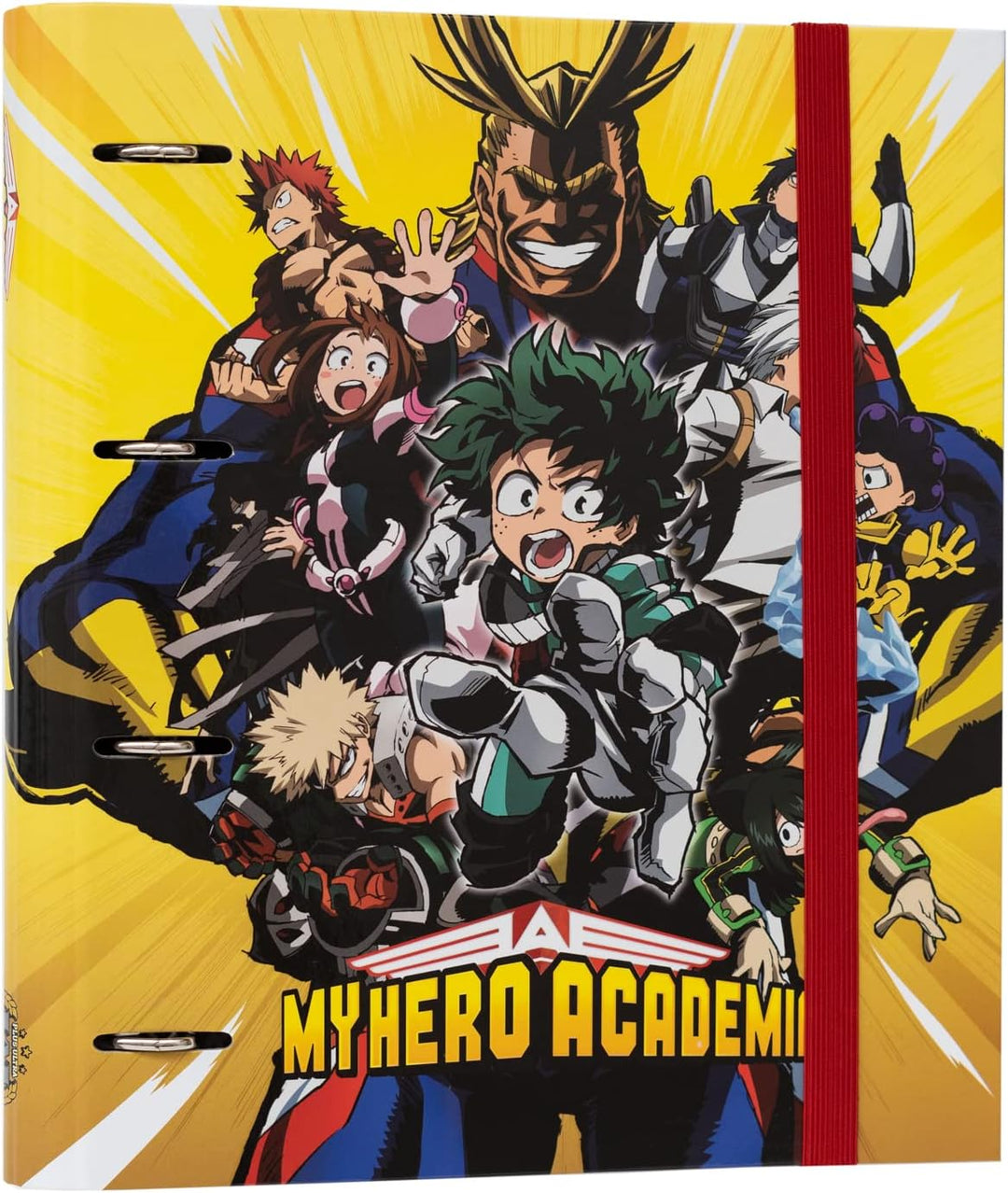 Grupo Erik My Hero Academia 4 Ring Binder - Premium A4 Folders Ring Binder