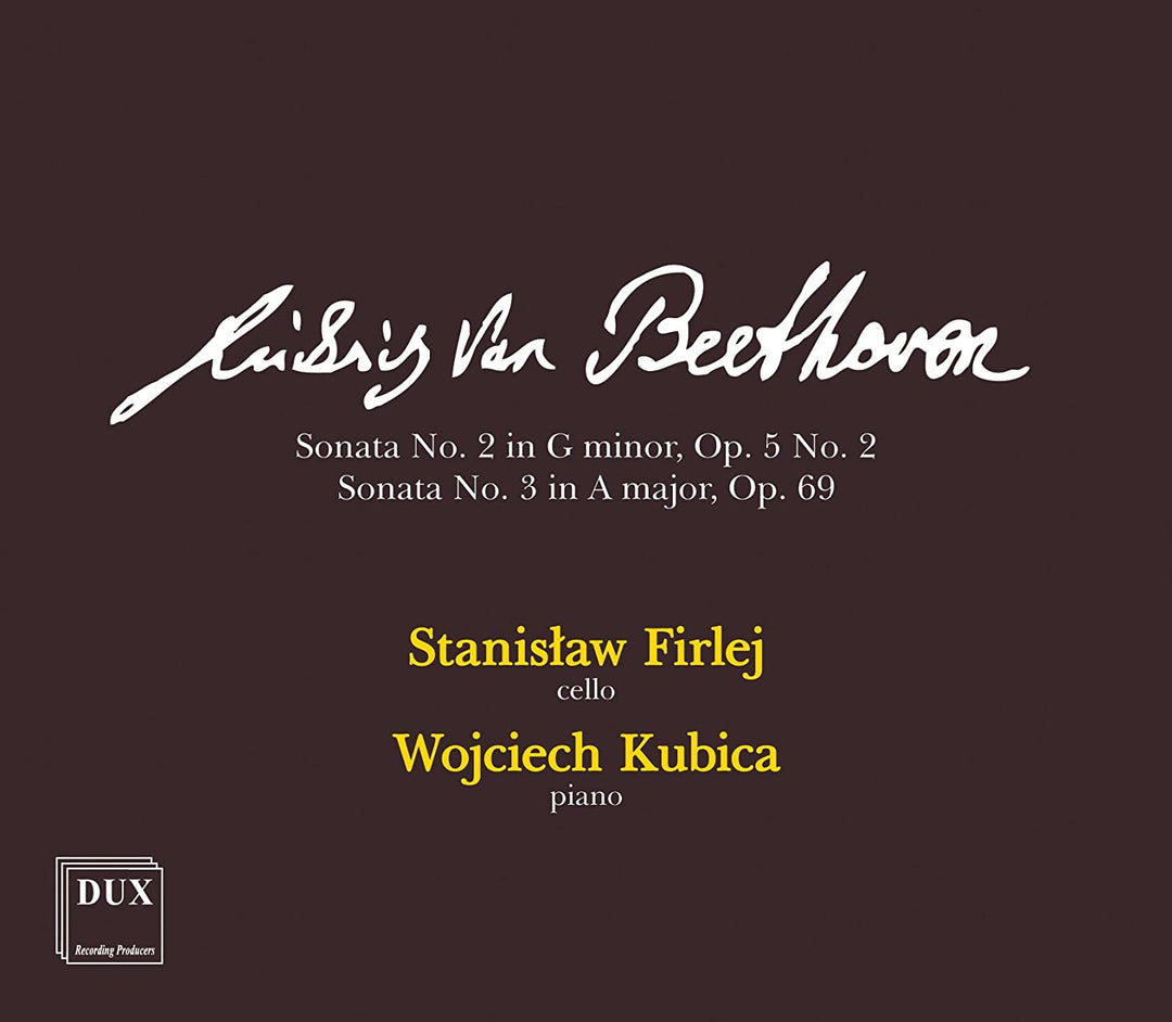 Cellosonaten Nr. 2 und 3 – Stanislaw Firlej (Cello) [Audio-CD]