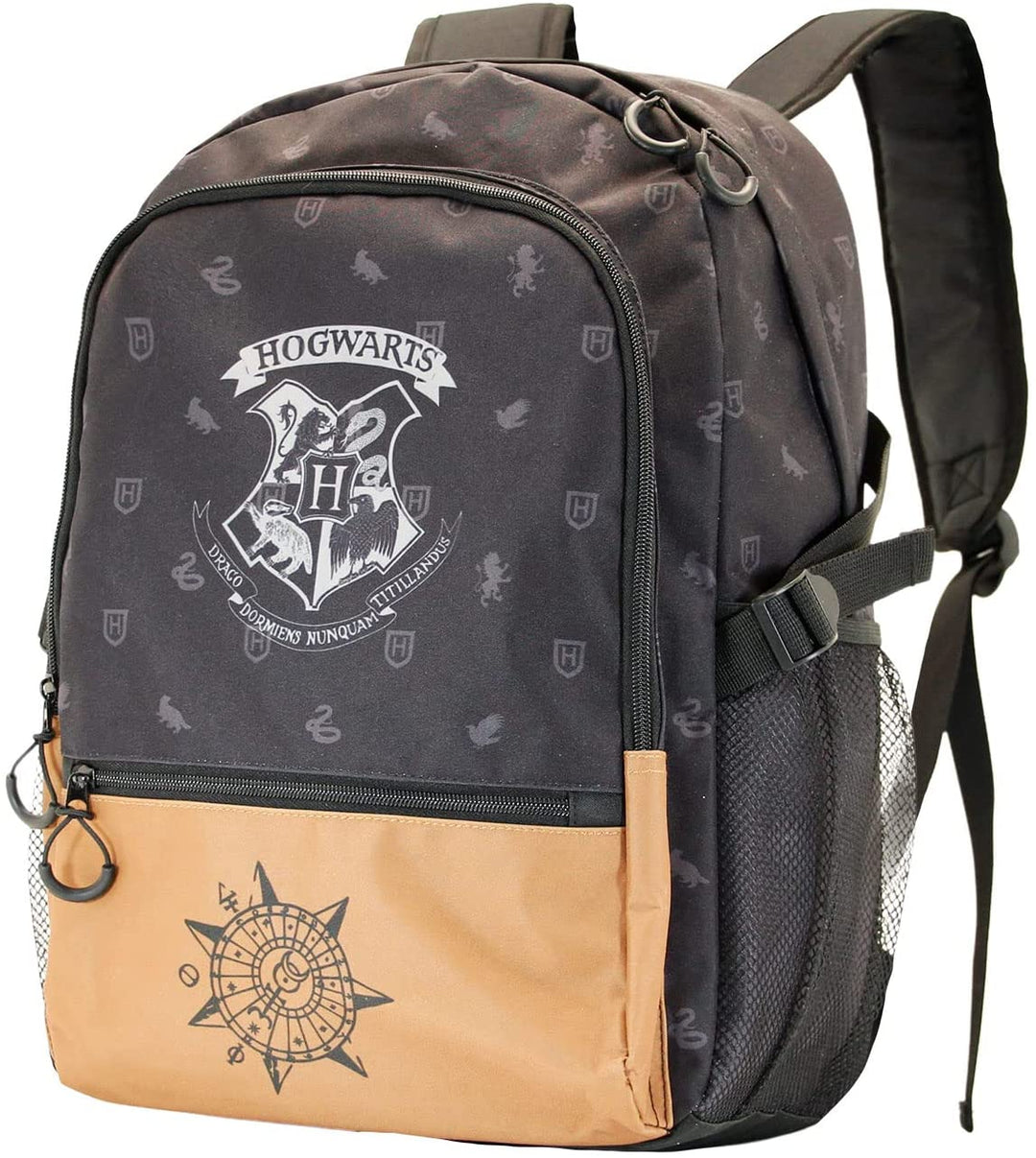 Harry Potter Howgarts-Fan HS Kampfrucksack, Schwarz