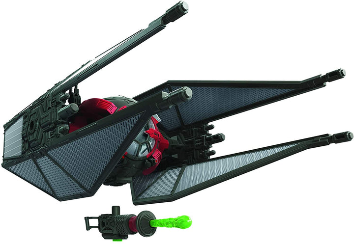 Star Wars Mission Fleet Stellar Class Kylo Ren TIE Whisper 2,5-Zoll-Figur und Fahrzeug für Kinder ab 4 Jahren