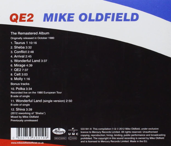 QE2 – Mike Oldfield [Audio-CD]