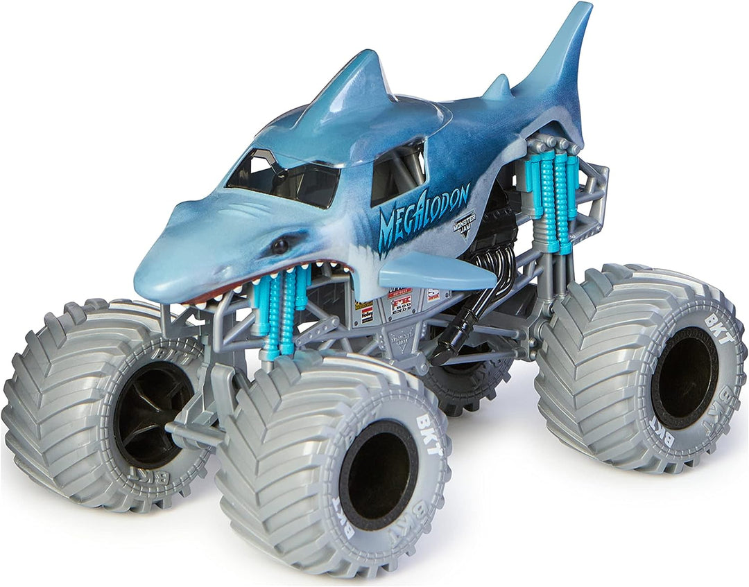 Monster Jam, offizieller Megalodon-Monstertruck, Sammler-Druckgussfahrzeug, 1:24