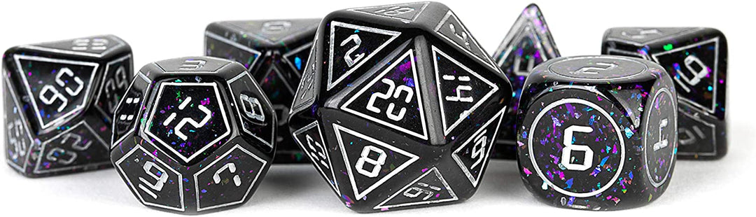 Framed Void 16mm Resin Poly Dice Set