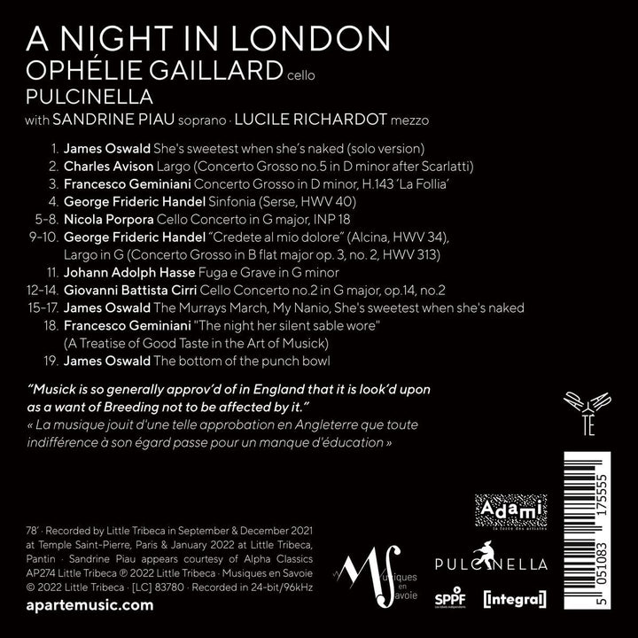 Gaillard, Ophelie – A Night In London [Audio CD]