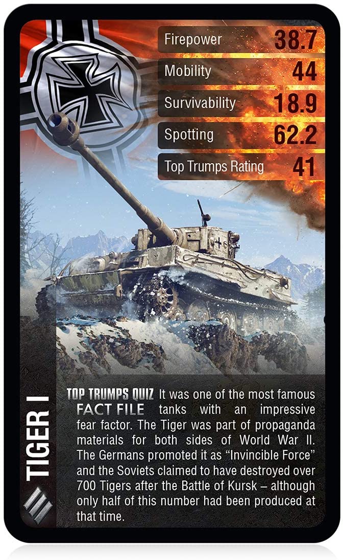 World of Tanks Top Trumps Specials Card Game