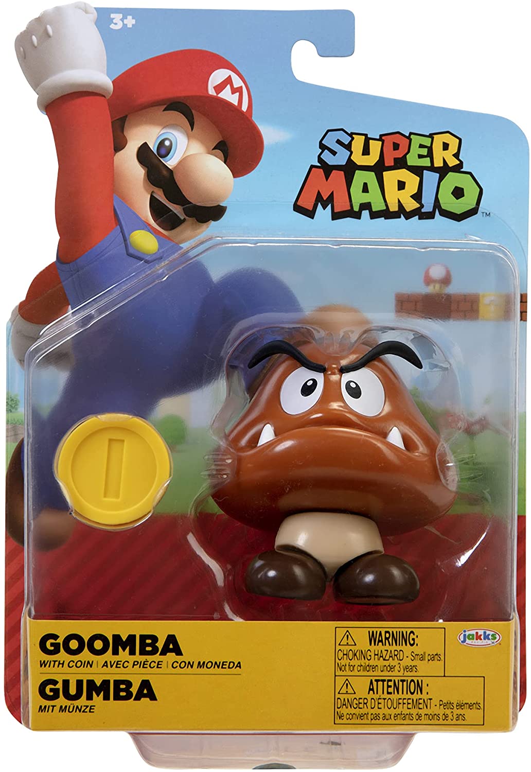 Nintendo Super Mario 10 cm Figur – Goomba mit Münze