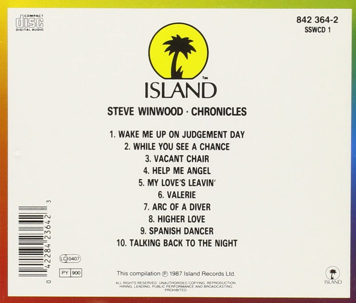 Steve Winwood - Chronicles [Audio-CD]