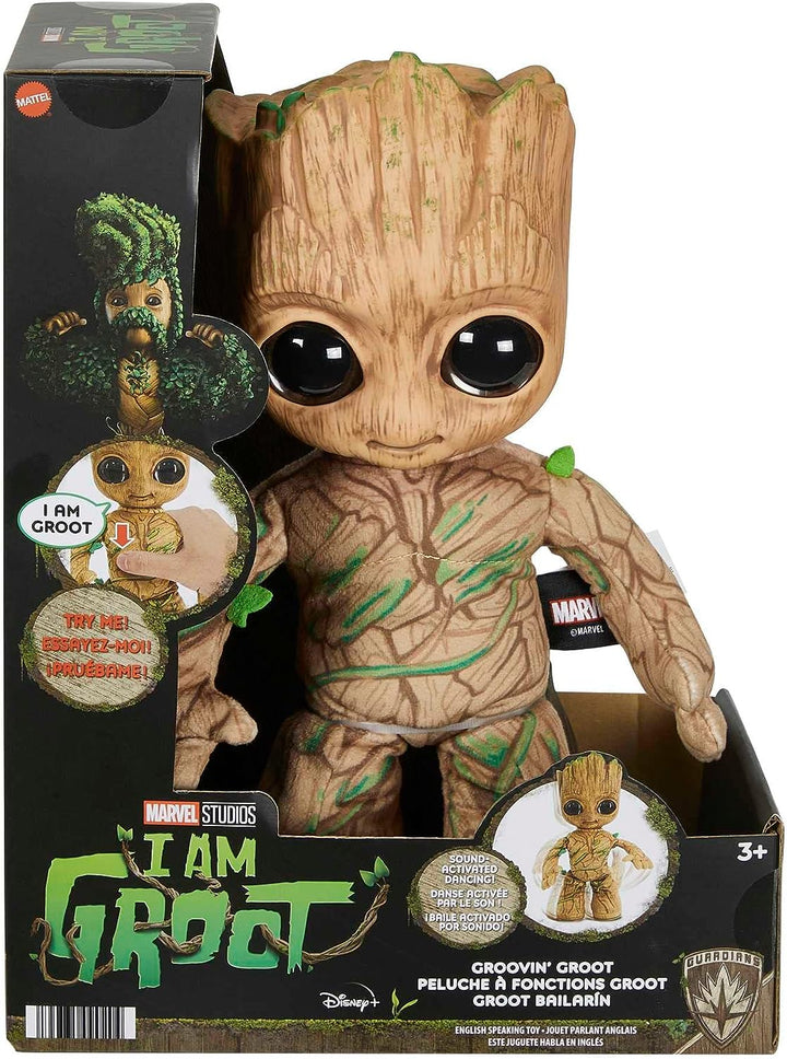 ?Marvel Plush, Groovin’ Groot Dancing and Talking Plush Figure from Disney+