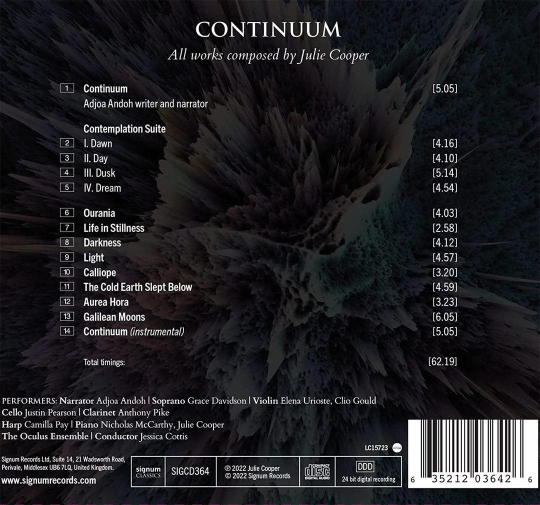 Julie Cooper: Continuum [Audio-CD]