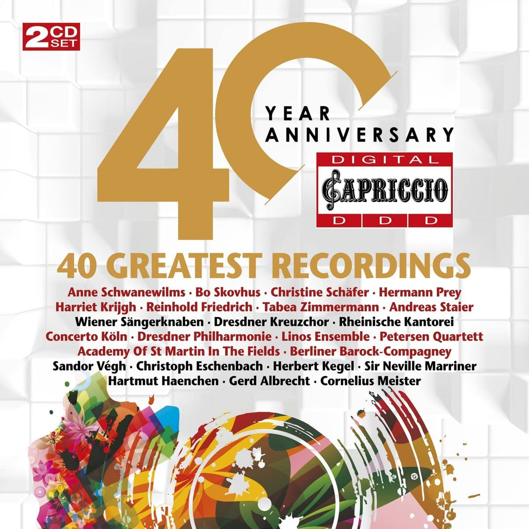 Christine Schäfer - 40 Greatest Recordings for Capriccio's 40 Year Anniversary [Various] [Capriccio: C5470] [Audio CD]