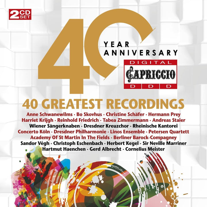 Christine Schäfer – 40 großartigste Aufnahmen zum 40-jährigen Jubiläum von Capriccio [Verschiedenes] [Capriccio: C5470] [Audio-CD]