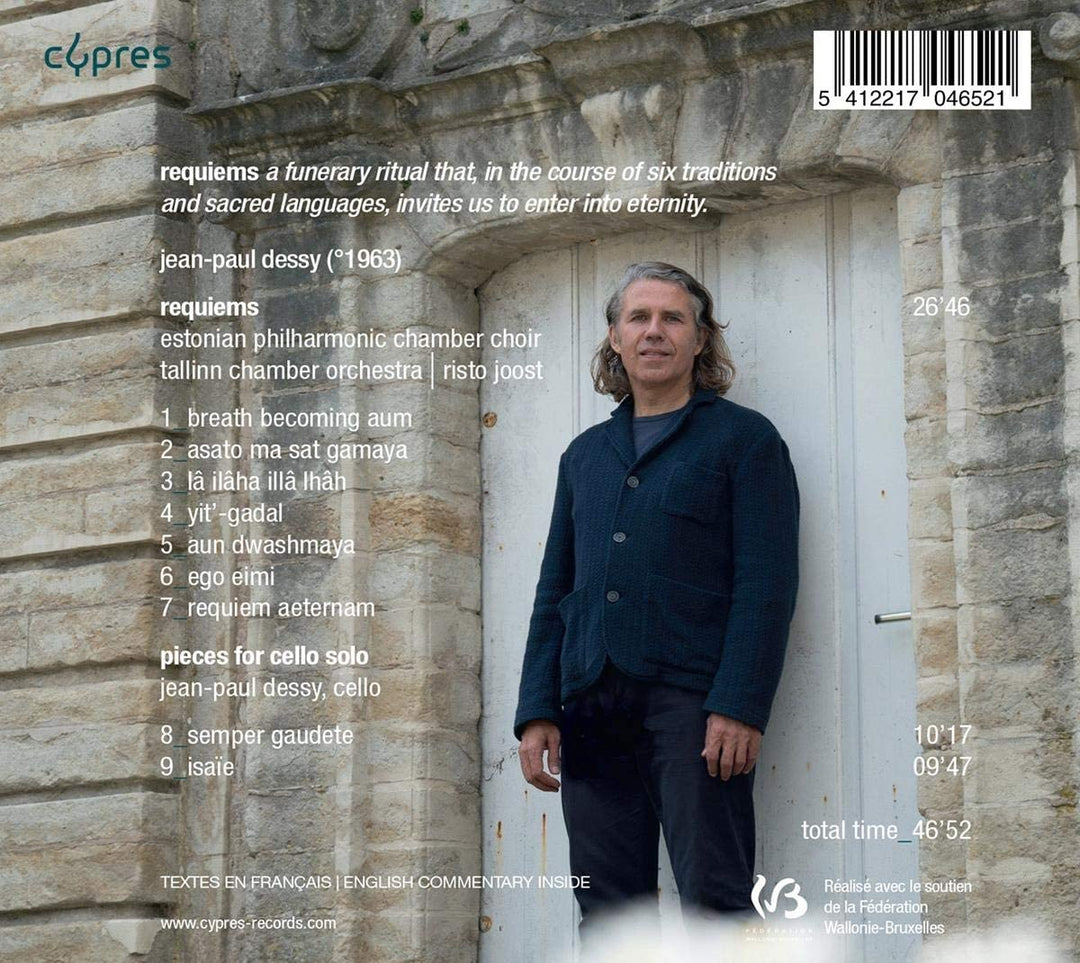 Estonian Philharmonic Chamber Choir - Jean-Paul Dessy: Requiems [Audio CD]