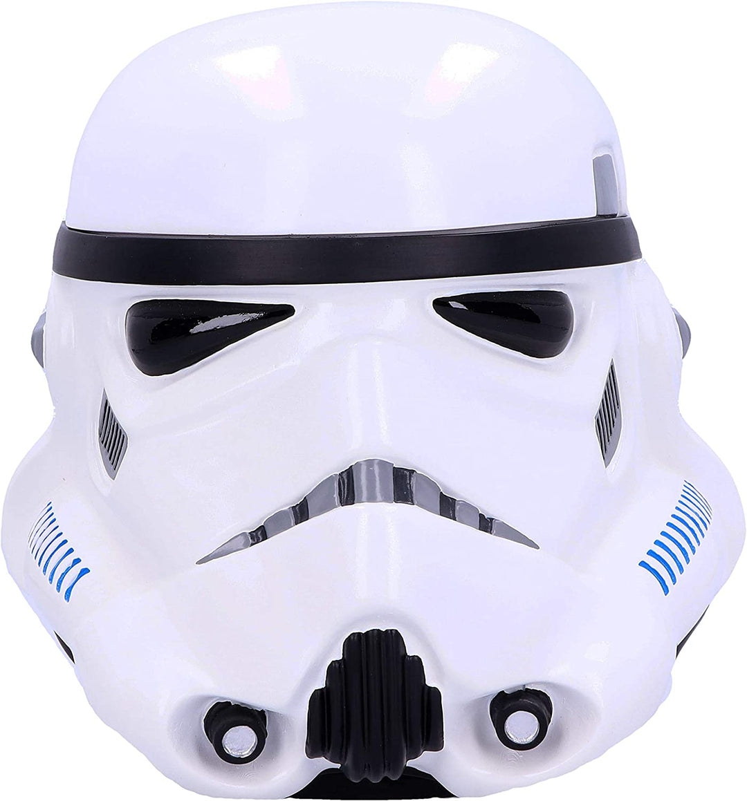 Nemesis Now The Original Stormtrooper Helm-Schmuckkästchen, Kunstharz, Weiß, 17,5 cm